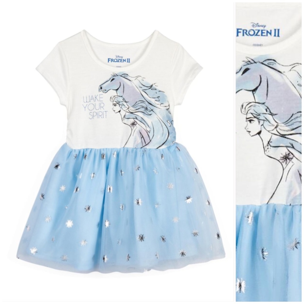Disney Frozen Elsa Cute Sparkly Dress